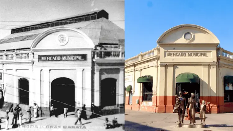 El Mercado Municipal de Hermosillo fue inaugurado en 1913. (Foto: Cortesía/Jorge Flores/EXPRESO)