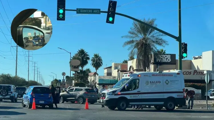 Aparatoso accidente en bulevar Colosio (Foto: Especial / EXPRESO)