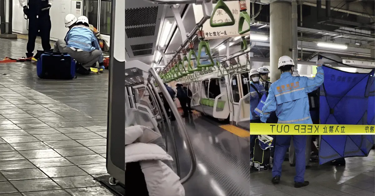 Mujer apuñala sin motivo aparente a cuatro personas en el metro de Tokio