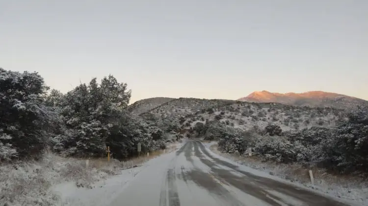 Este viernes se sentirán los efectos de la tormenta invernal y el frente frío 32. (Especial/EXPRESO)