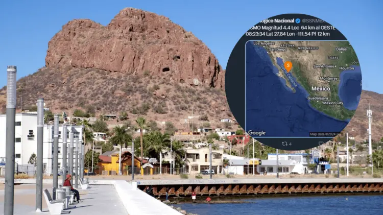 El SSN reajustó el sismo a 4.4 grados de magnitud en Guaymas. (Foto: Cortesía/Tomada de redes)