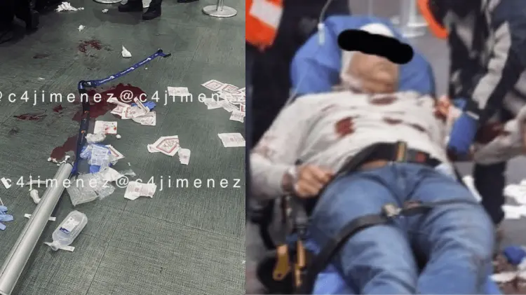 La víctima fue trasladada a un hospital para su atención medica. (Foto: Cortesía/Tomada de redes)