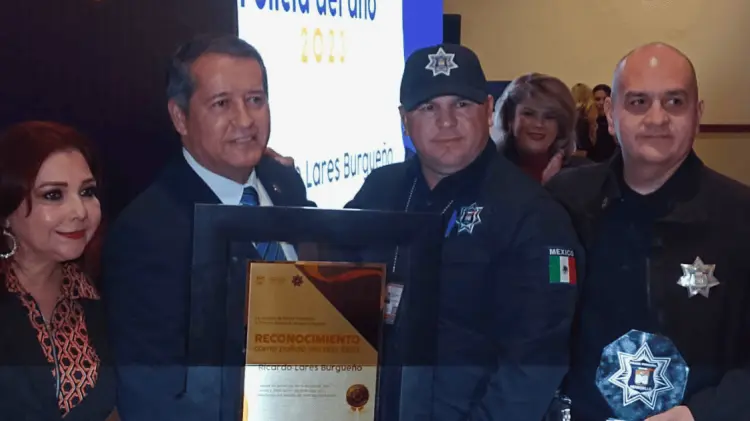El oficial Ricardo Lares fue reconocido como Policía del Año 2023. (Foto: Tadeo Cruz/EXPRESO)