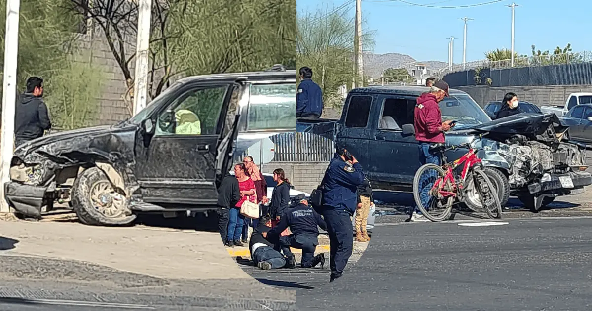 Fuerte accidente sobre el García Morales deja al menos dos personas heridas
