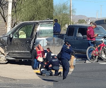 Fuerte accidente sobre el García Morales deja al menos dos personas heridas