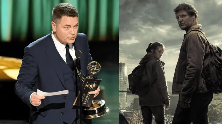 Nick Offerman (Izq.) fue uno de los premiados por su aparición en TLOU. (Foto: Cortesía/Emmys)