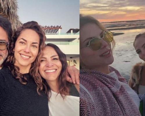 Bárbara Mori y Fabiola Campomanes disfrutan de Puerto Peñasco