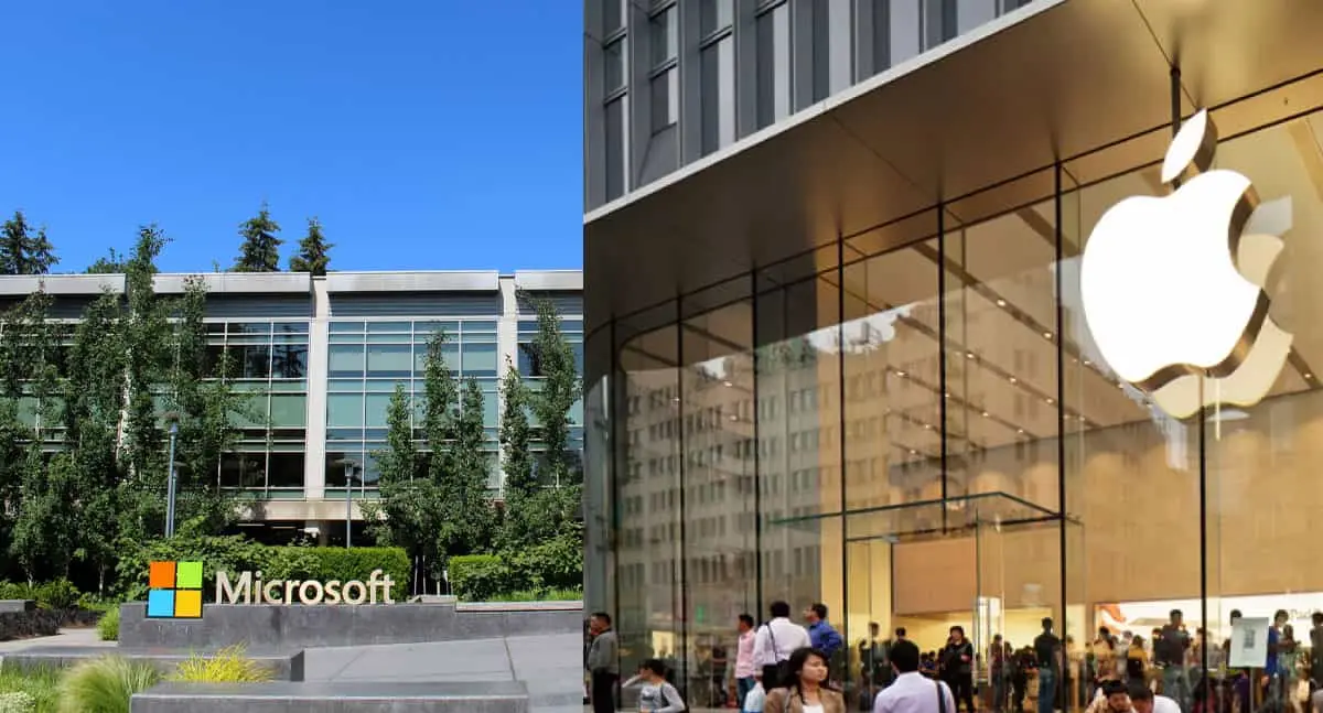 La guerra entre Microsoft y Apple por ser la empresa más valiosa