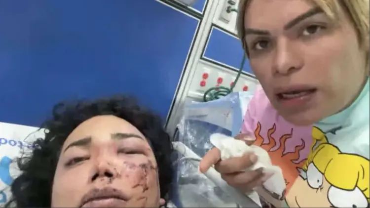 Paola Suárez en el hospital (Foto: Especial / EXPRESO)