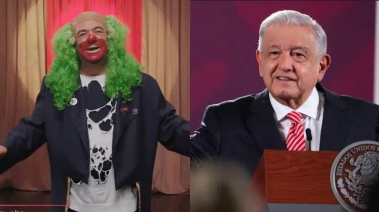 El presidente Andrés Manuel López Obrador respondió a los comentarios de Brozo. (Especial/EXPRESO)