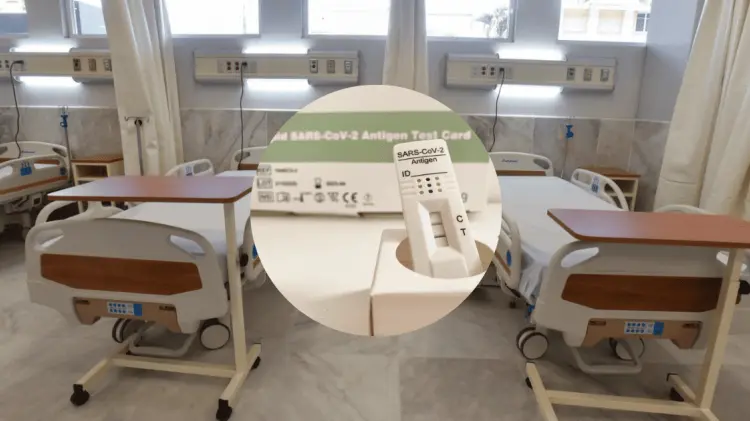 El número de camas para pacientes Covid-19 es baja en comparación con años anteriores. (Ilustrativa)