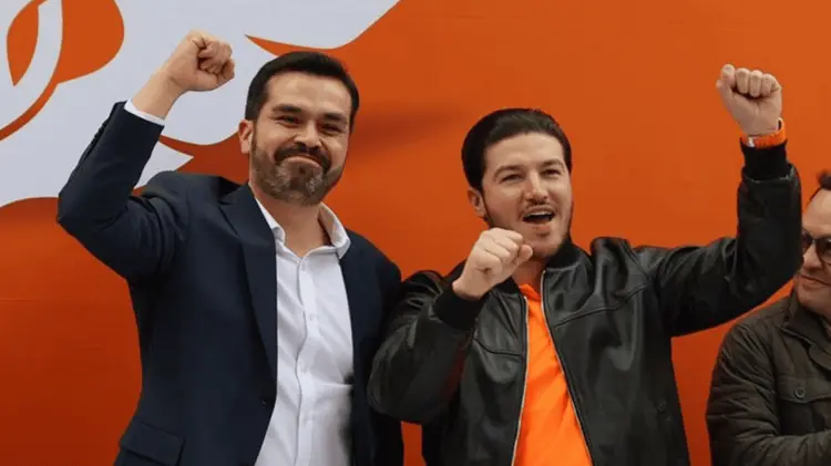 Samuel García y Jorge Álvarez Máynez. (Foto: El Universal / EXPRESO)