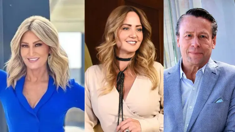 Andrea Legarreta, Alfredo Adame y Anette Cuburu (Foto: Especial / EXPRESO)