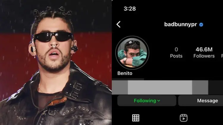 Bad Bunny eliminó todas sus fotos de su cuenta de Instagram. (Foto: Especial/EXPRESO)
