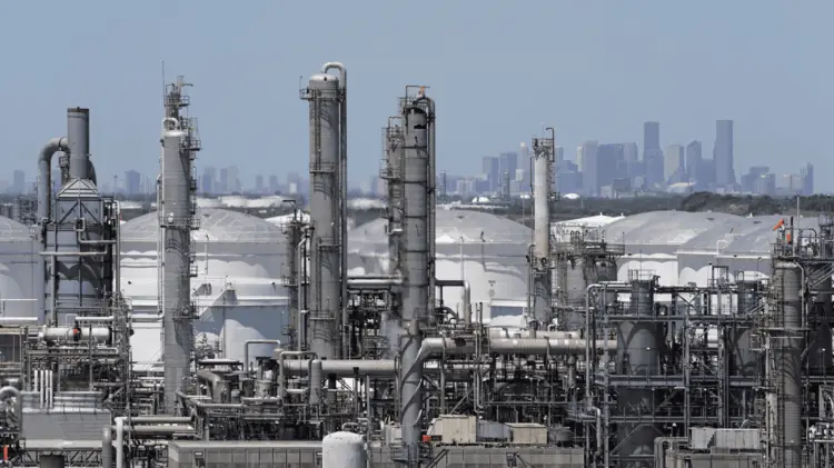Refinería en Houston, Texas. (Foto: AP / Especial).