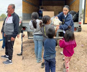 Tiktoker Lupita Villalobos dona tonelada de alimento en Hermosillo