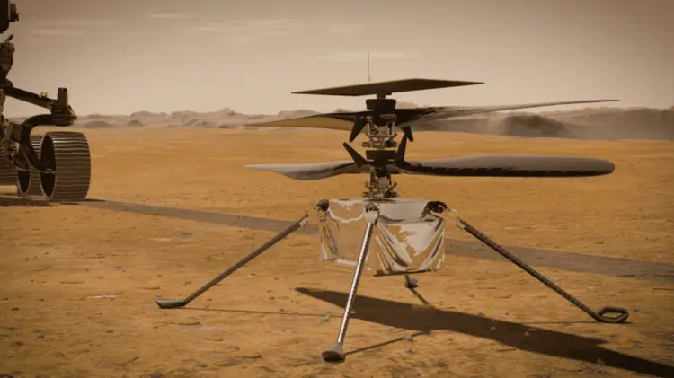 El helicóptero Ingenuity de la NASA. (Foto: Keystone Press Agency / Especial)
