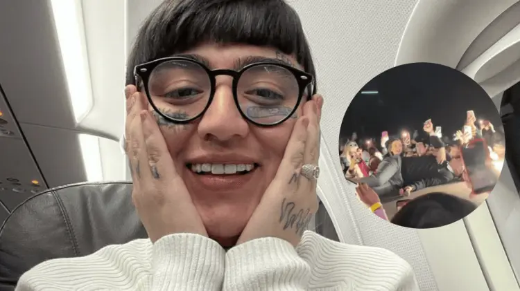 Dani Flow se presentó en Sport Town Navojoa. (Foto: Cortesía)