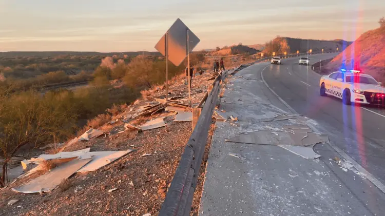 En el kilómetro 169 del la carretera México 15. (Foto: Especial / EXPRESO)