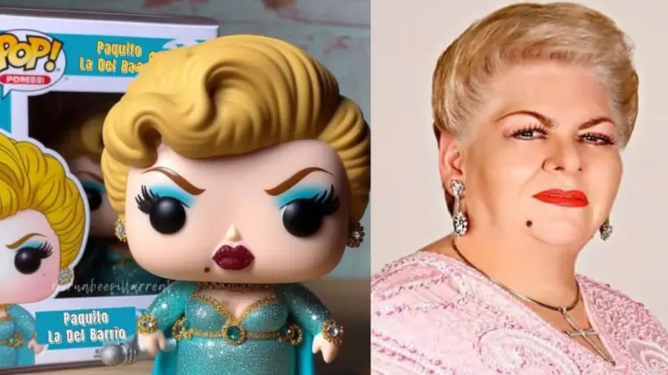 El diseño del Funko de Paquita la del Barrio fue compartido en Instagram. (Foto: @bernabeevillarreal