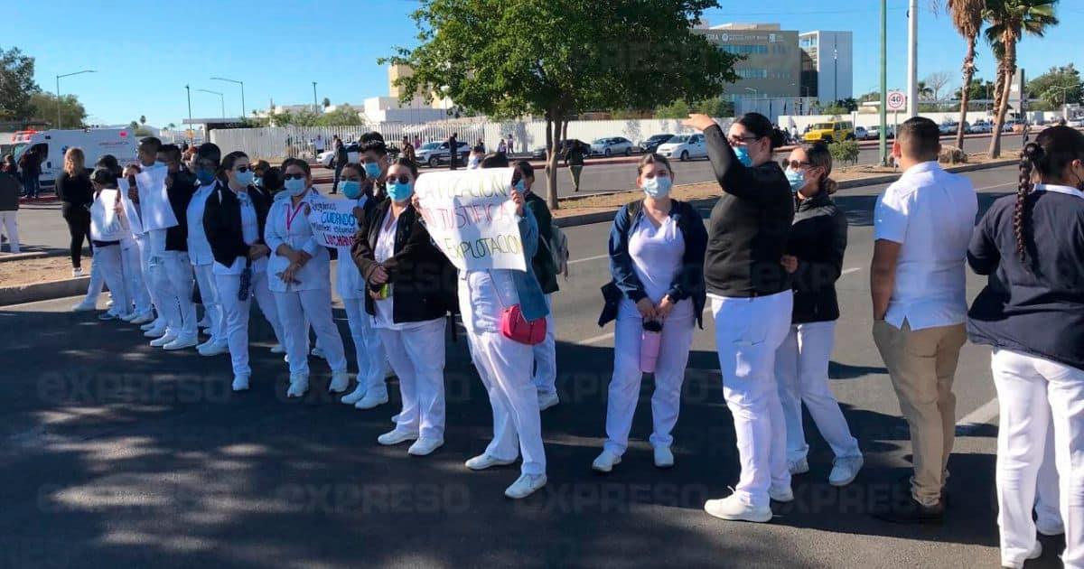 Enfermeros del Nuevo Hospital de Especialidades exigen basificación