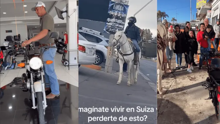 Felipe, el DiDi Cabellero, recibió dos motos de regalo. (Foto: Cortesía)