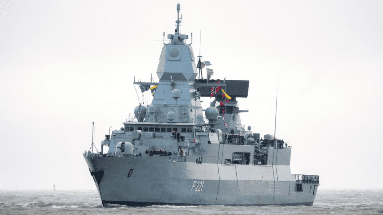 Fragata alemana Hessen protegerá navegación comercial en el mar Rojo
