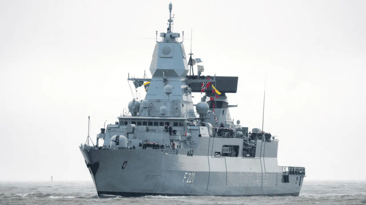 Fragata alemana Hessen protegerá navegación comercial en el mar Rojo