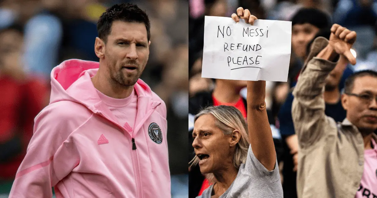Messi provoca la ira de más de 40 mil hongkoneses con el Inter de Miami