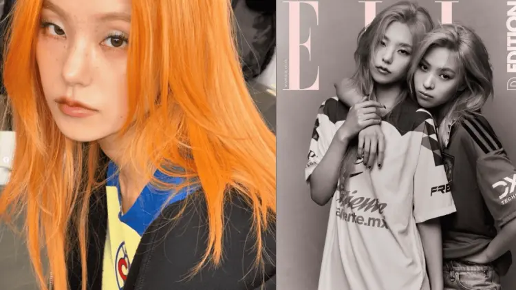 Yeji, líder del grupo de K-Pop, ITZY, portando el jersey del América. (Foto: Cortesía)