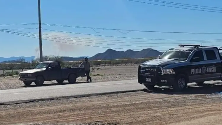 La Mesa de Seguridad de Sonora estableció un operativo en la zona. (Foto: Tomada de redes)