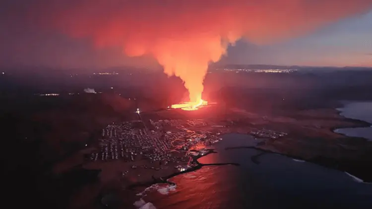 Erupción volcán Grindavík, en Islandia. (Foto: ilustrativa / EXPRESO)