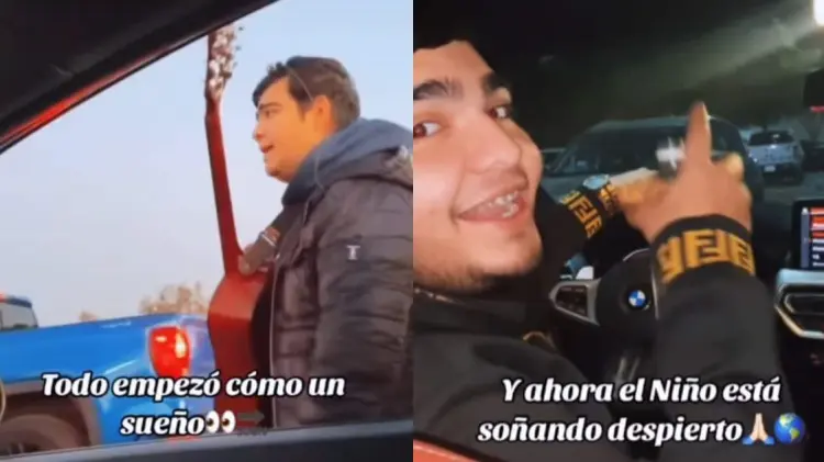 El cantante compartió un emotivo video de sus inicios en su carrera musical. (Capturas de video)