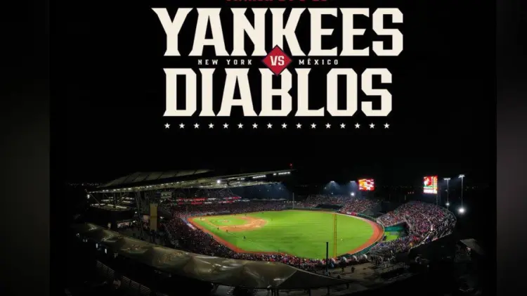 Diablos Rojos recibirá a los Yankees el próximo 24 y 25 de marzo. (Foto: @DiablosRojosMX)