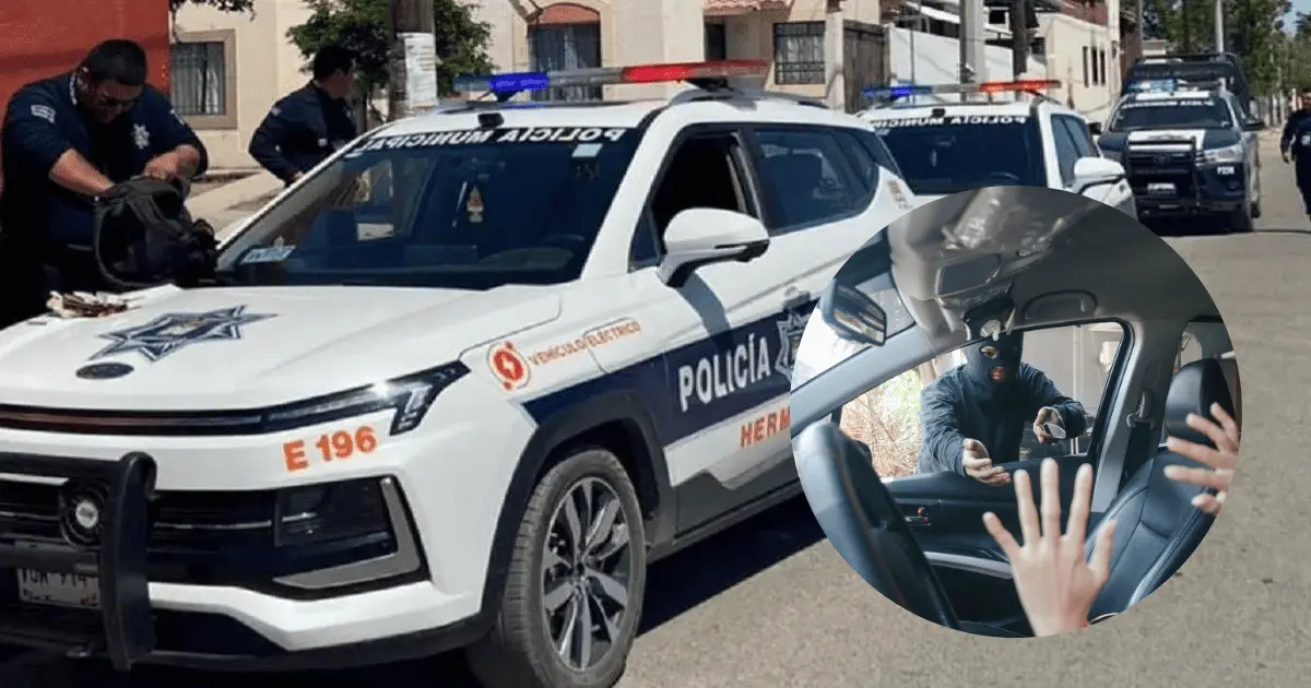 Hombre es asaltado con arma de fuego tras retiro bancario en Hermosillo