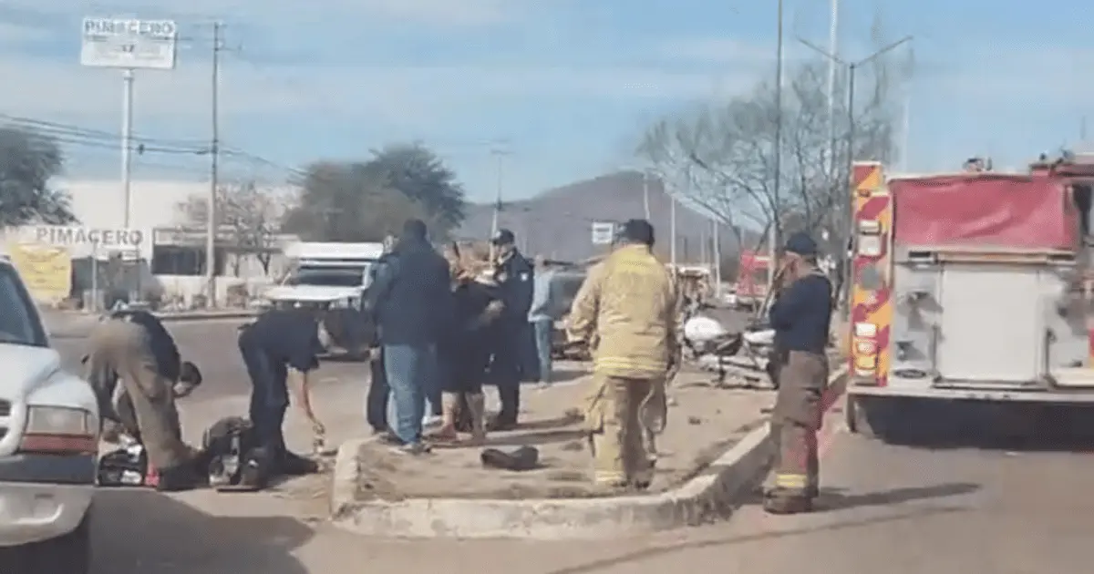 Accidente de tránsito en Hermosillo deja un herido