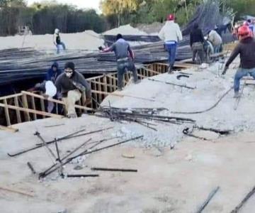 Colapsa estructura del Tren Maya en Quintana Roo; hay dos lesionados