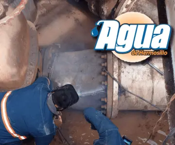 Colonias se quedan sin agua por reparación de tubería al norte de Hermosillo