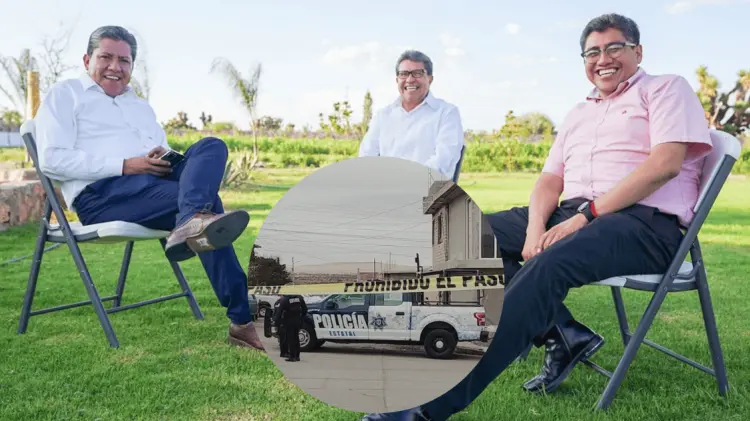 David Monreal, Ricardo Monreal y Saúl Monreal. (Foto: Cortesía)