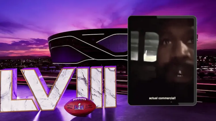 Ye prácticamente usó una historia de Instagram como publicidad en el Super Bowl. (Foto: Cortesía)