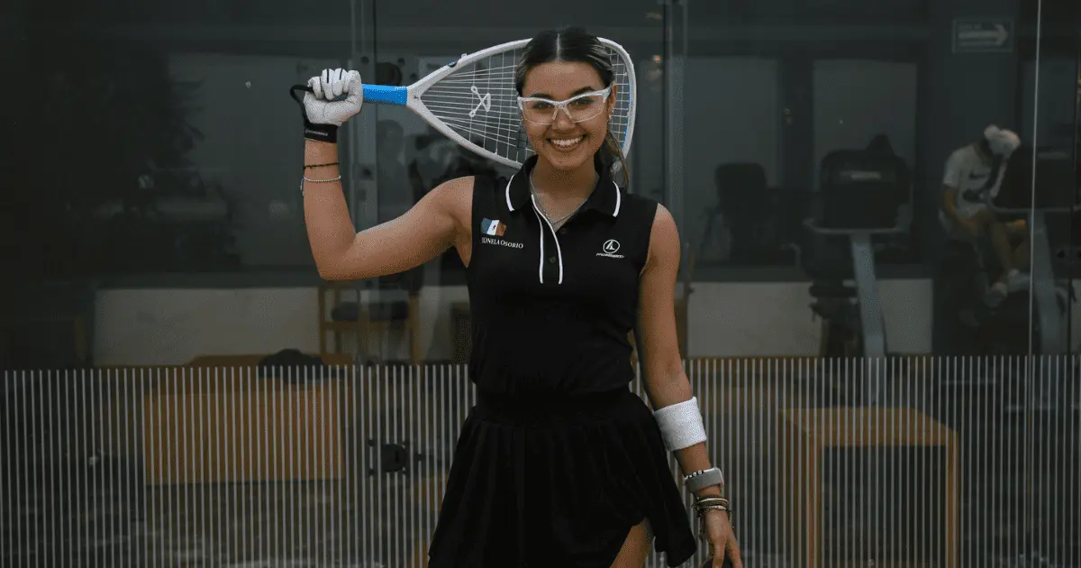 Ella es Leonela Osorio, primera sonorense en un Mundial de Raquetbol