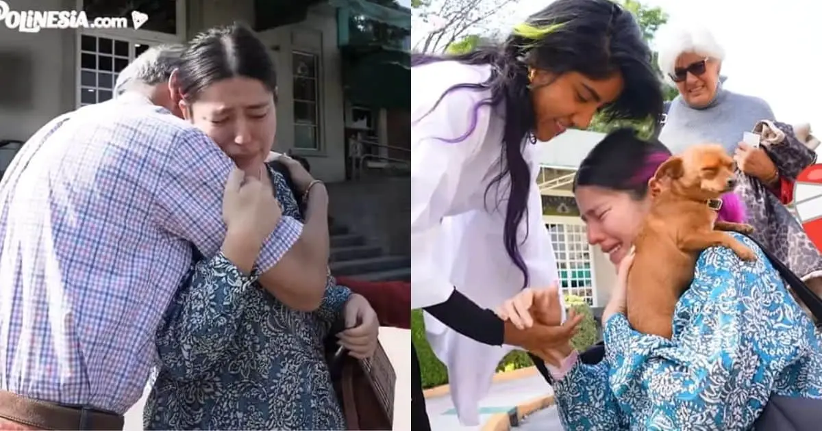 Lesslie Polinesia rompe en llanto al abandonar el hospital sin su bebé