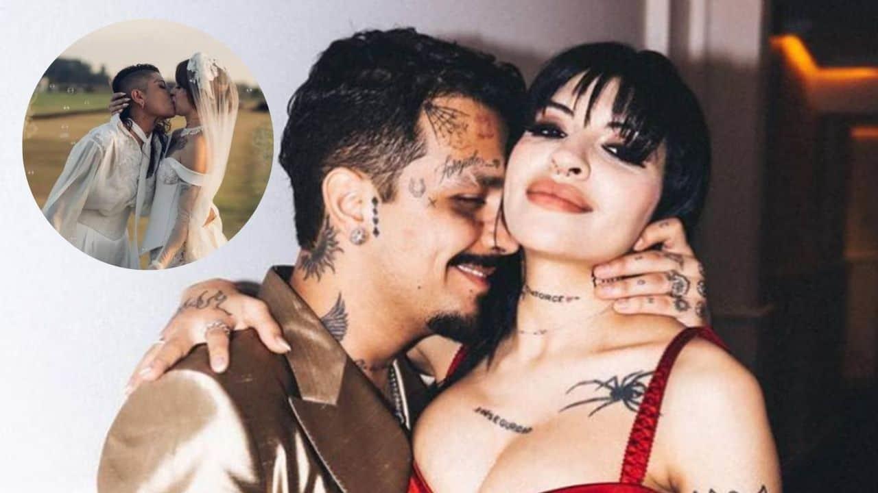 Christian Nodal fue DJ en boda de la hermana de Cazzu