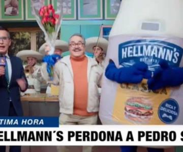 Pedrito Sola recibió el perdón de parte de la mayonesa Hellmanns