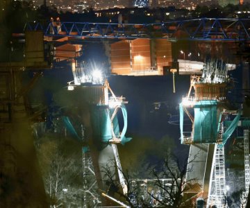 Obrero del Tren Interurbano muere tras caer de más de 10 metros de altura