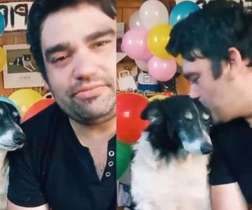 Argentino conmueve a internautas por celebración de cumpleaños de su perro