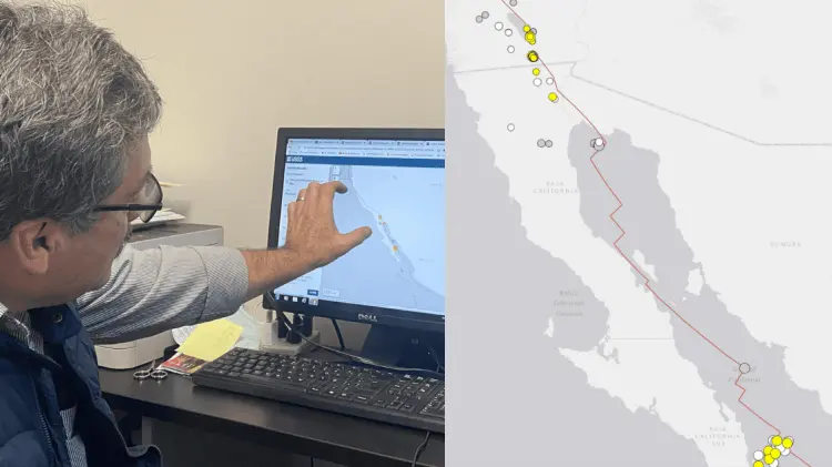 El investigador, Dagoberto López López, explicó los anormales registros. (Foto: Ana Camargo/EXPRESO)
