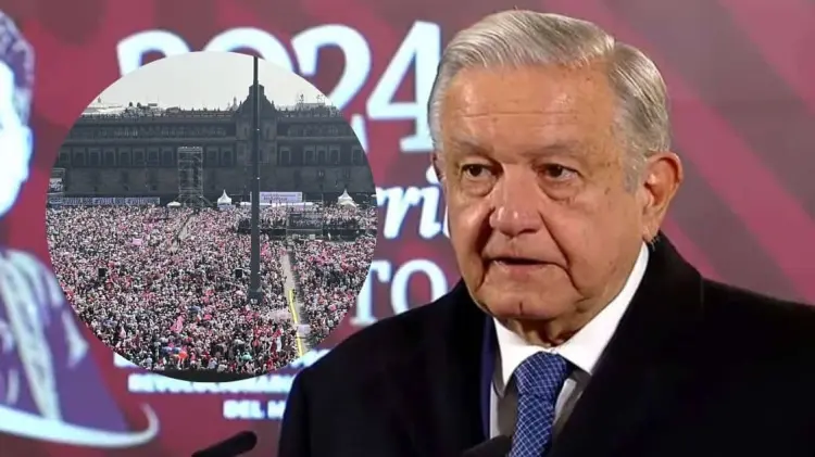 Andrés Manuel López Obrador habló sobre la marcha en conferencia matutina. (Foto: Especial/EXPRESO)