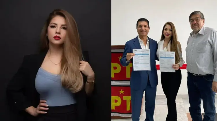 Cendy Yarelly Robles Méndez se registró con el PT como candidata al Senado. (Foto: tomadas de redes)