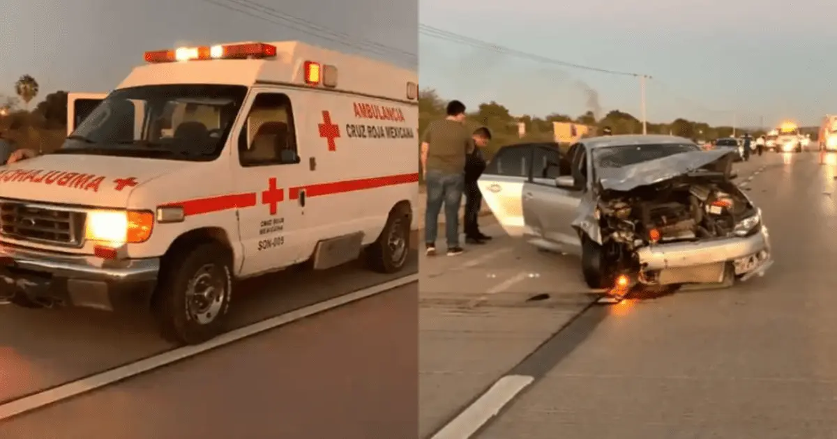 Motociclista muere tras ser impactado por un auto en la carretera México 15
